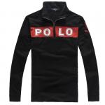 long manches polo ralph lauren hommes polo sport sleeve shirts noir mark rouge